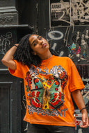 ORANGE BUTTERFLY TEE